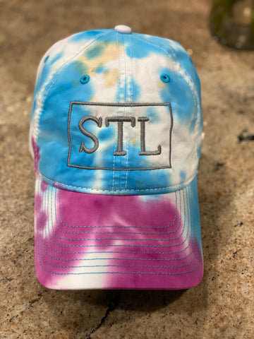 Pastel Tie Dye Baseball Hat